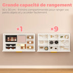 coiffeuse blanche avec miroir led - Mon cocon
