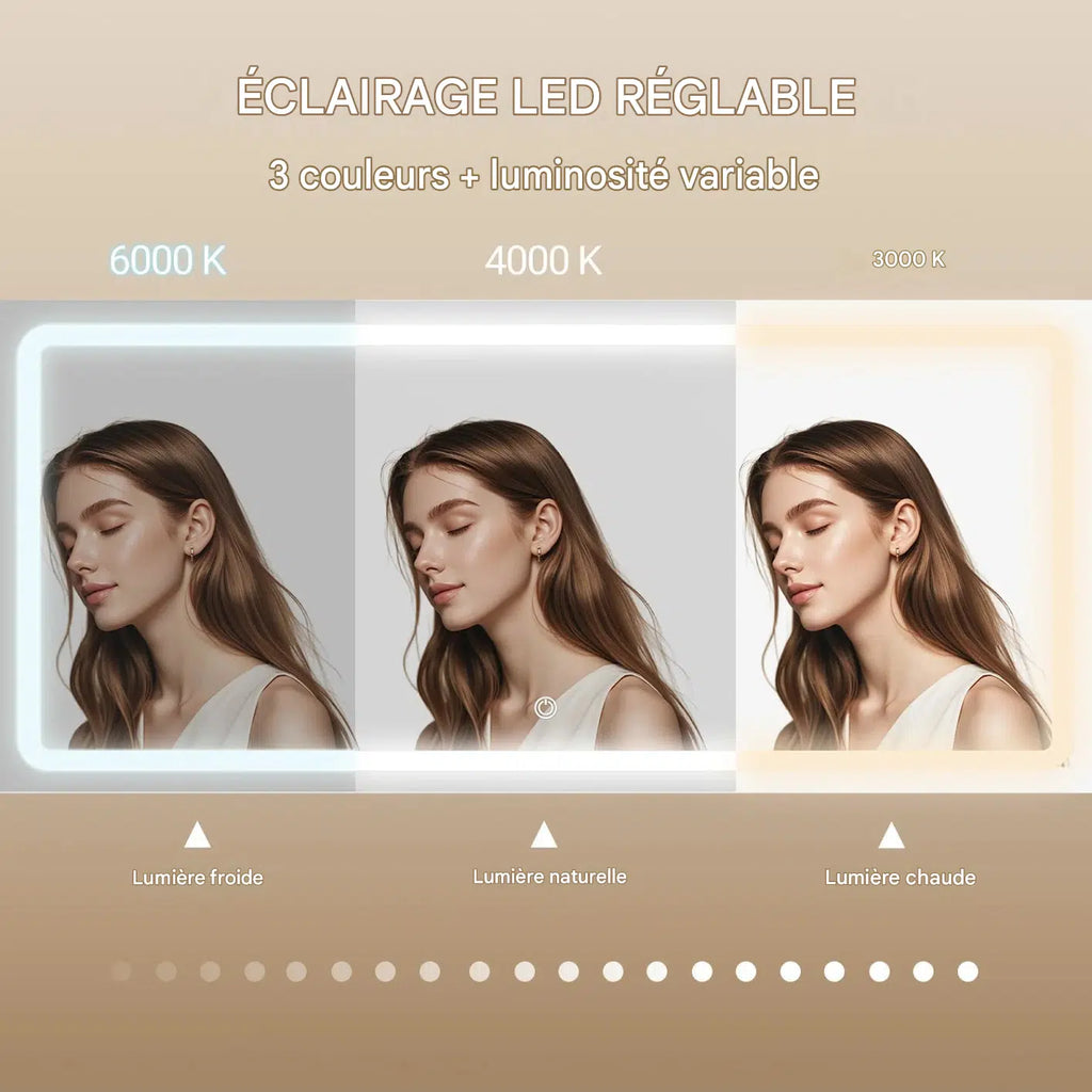 coiffeuse avec grand miroir - Mon cocon