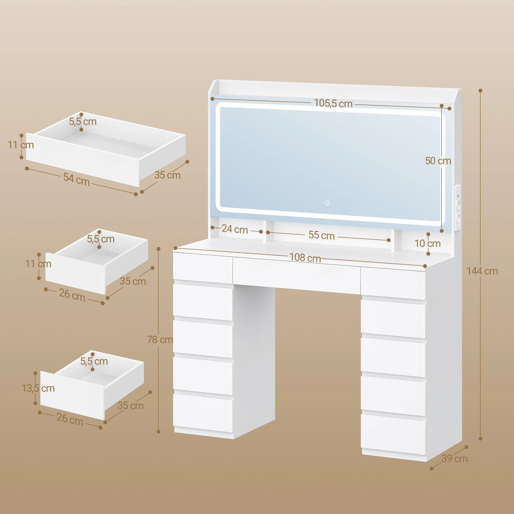 coiffeuse avec grand miroir - Mon cocon