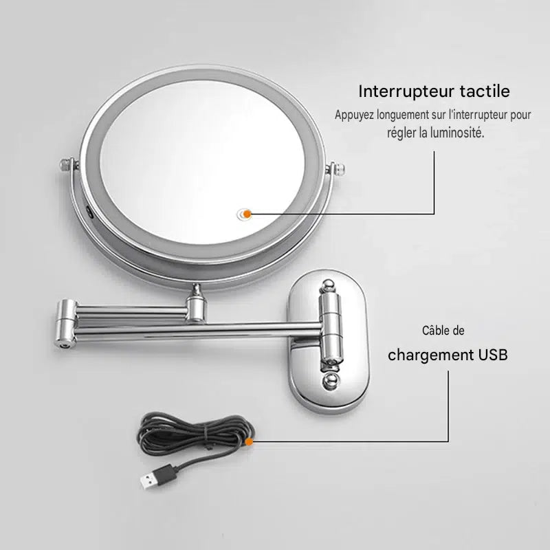 miroir grossissant mural (X10,X7,X5,X3) - Mon cocon