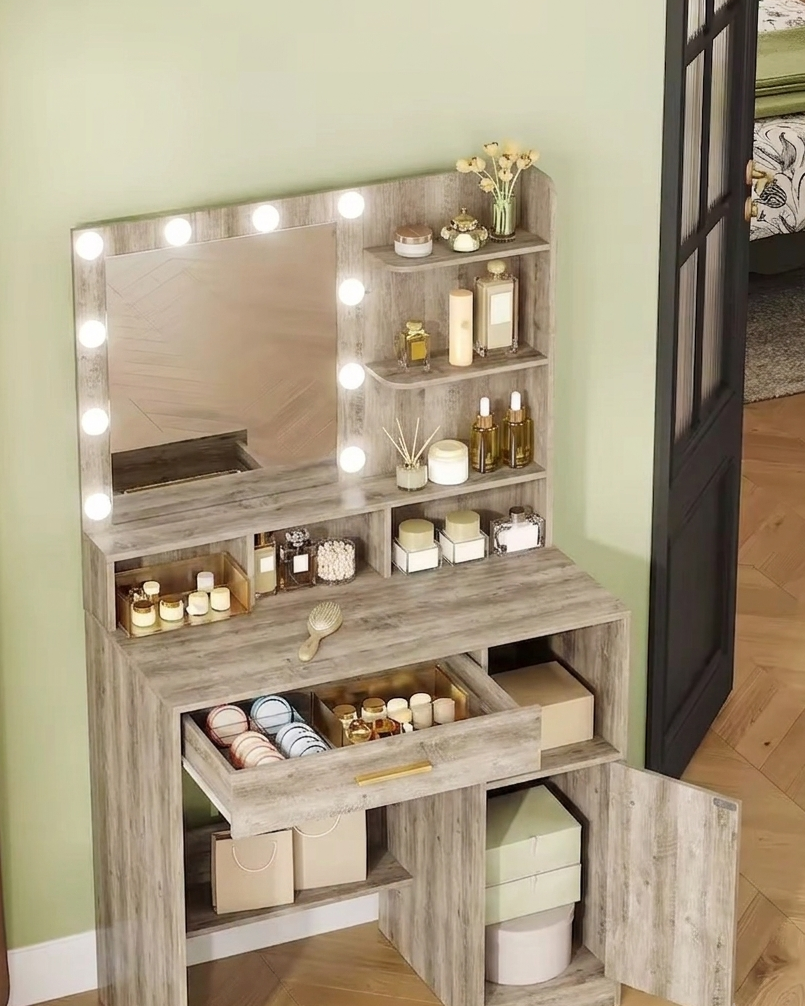 coiffeuse bois - Mon cocon