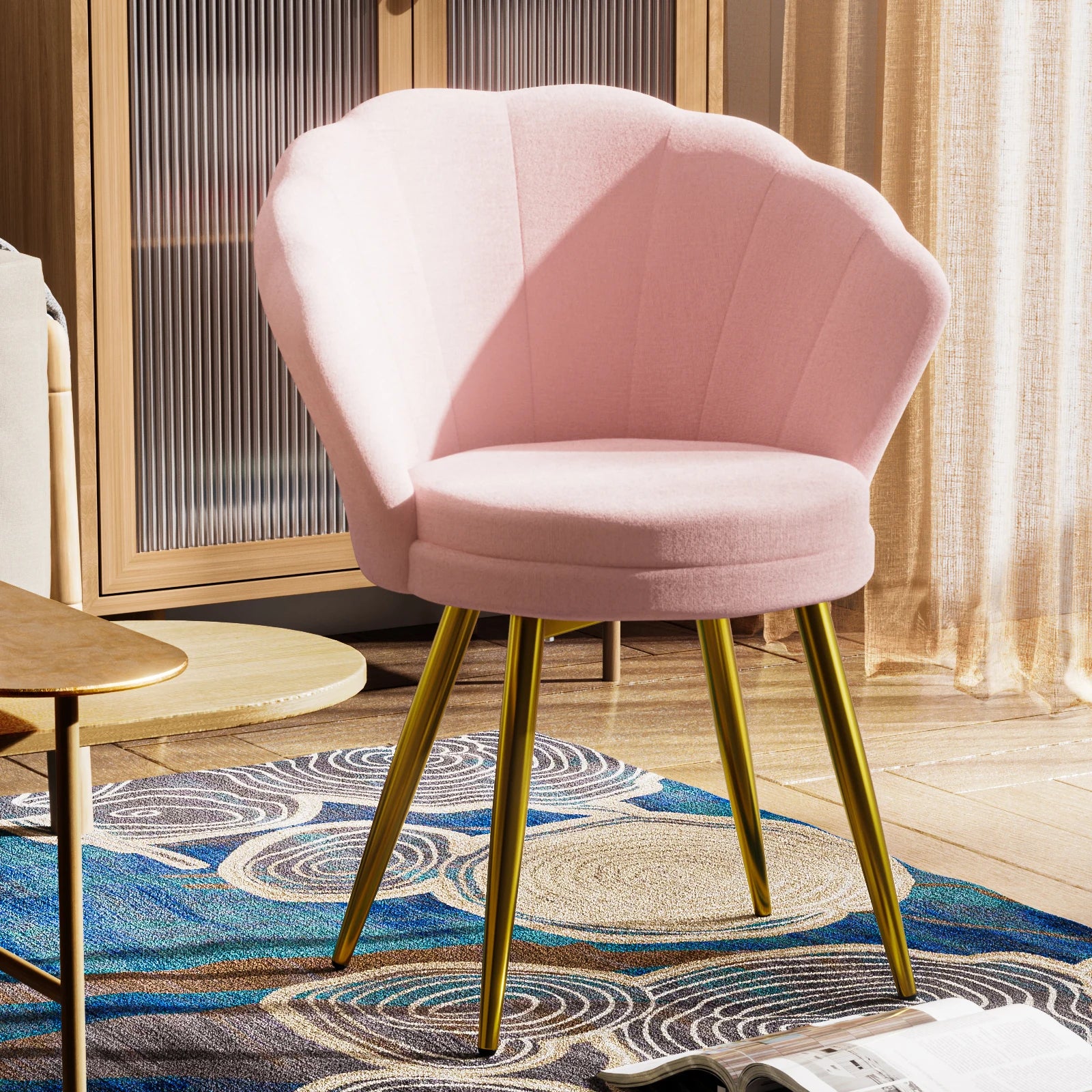 chaise coiffeuse coquillage - Mon cocon