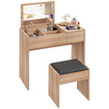 coiffeuse en bois avec miroir - Mon cocon