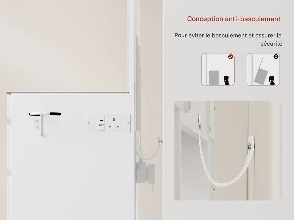 coiffeuse avec miroir led - Mon cocon
