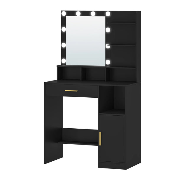 meuble coiffeuse noir - Mon cocon