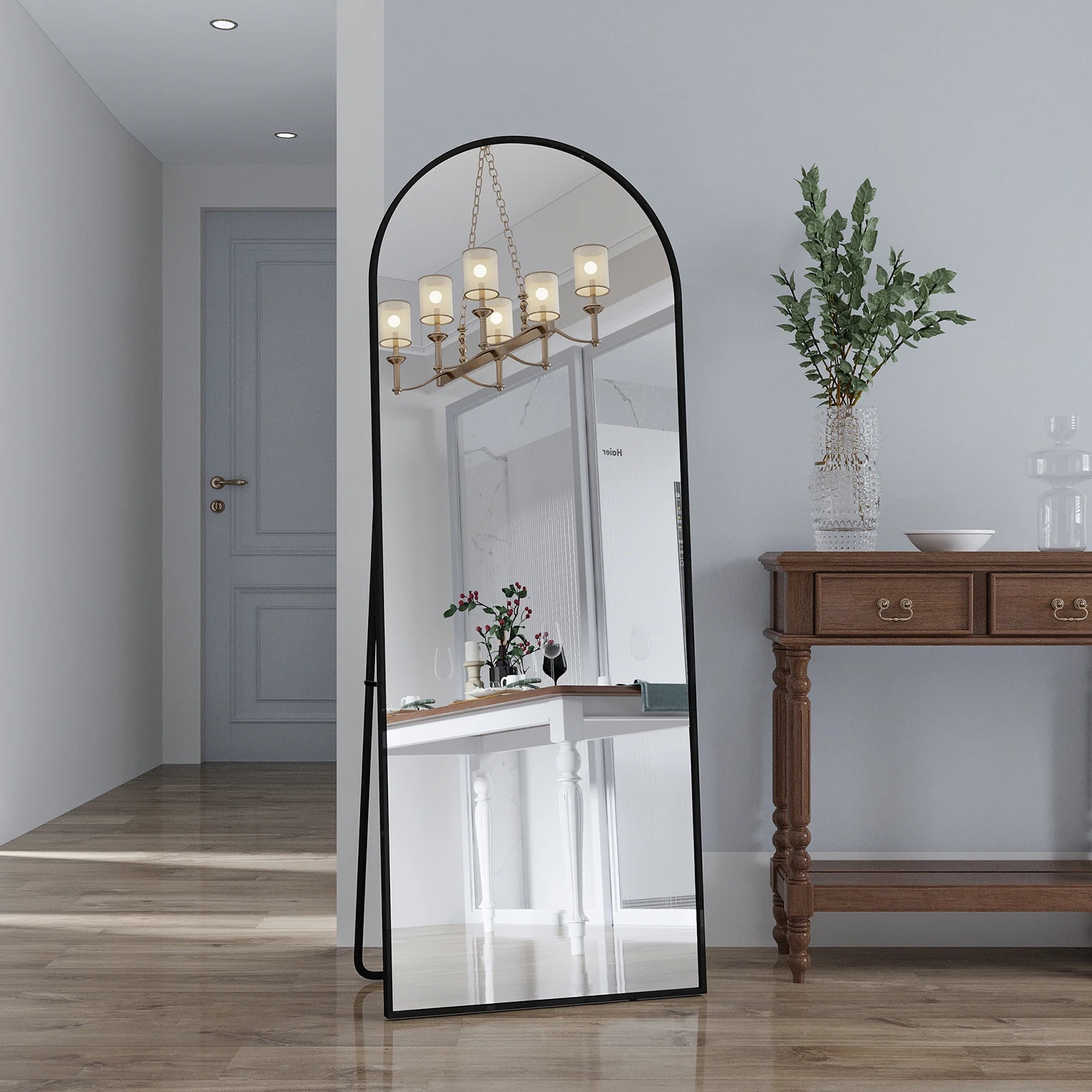 miroir sur pied doré - Mon cocon