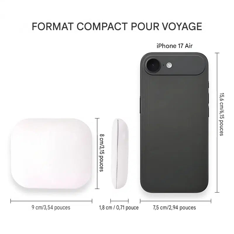 miroir de poche led - Mon cocon