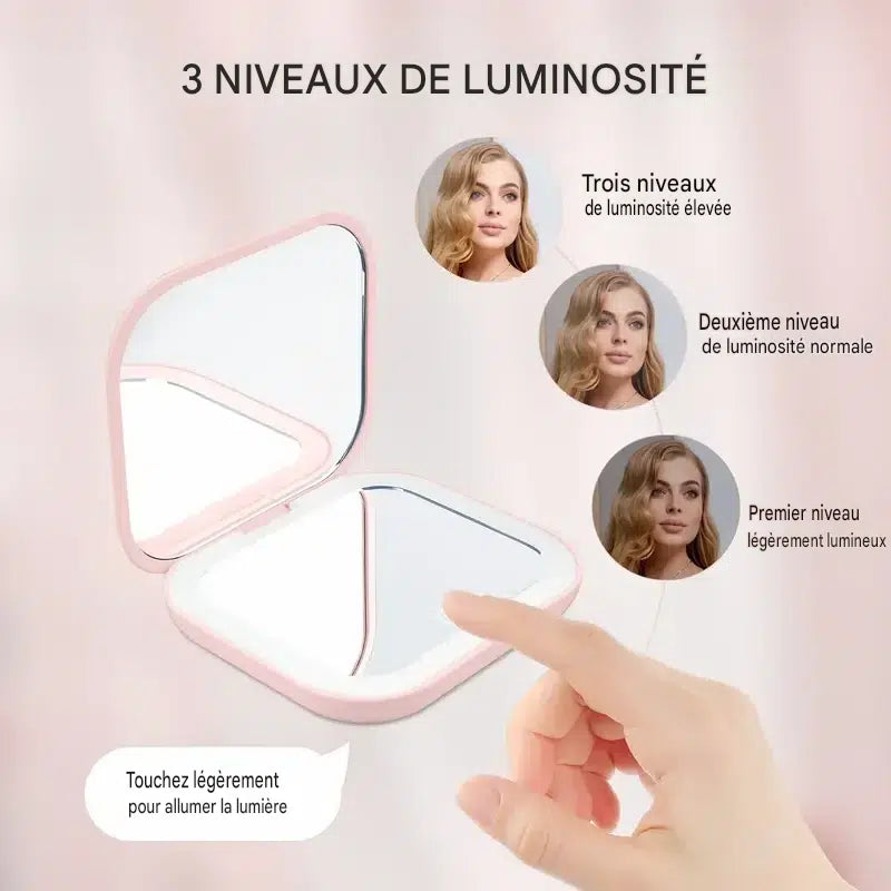 miroir de poche led - Mon cocon