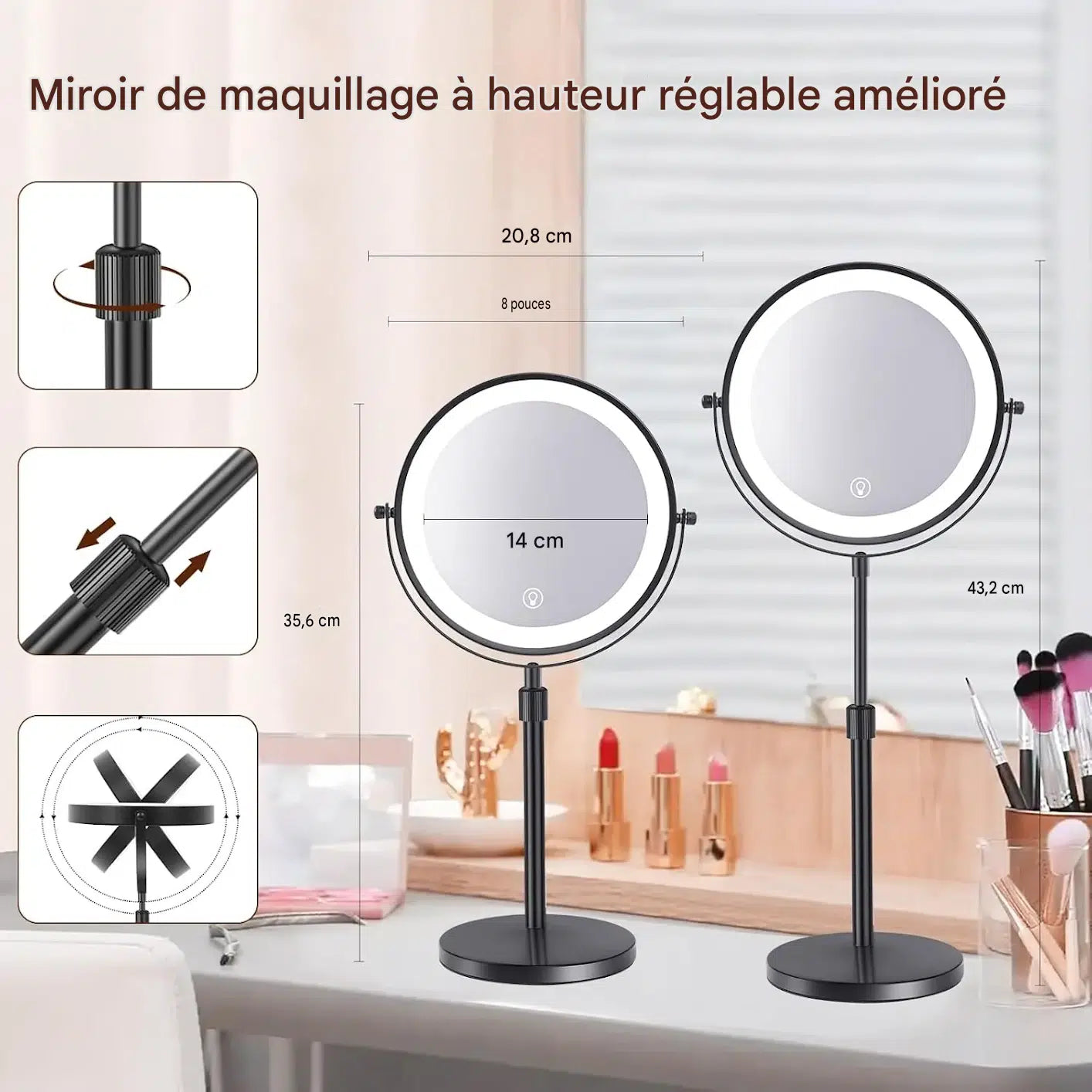 miroir grossissant x10 - Mon cocon