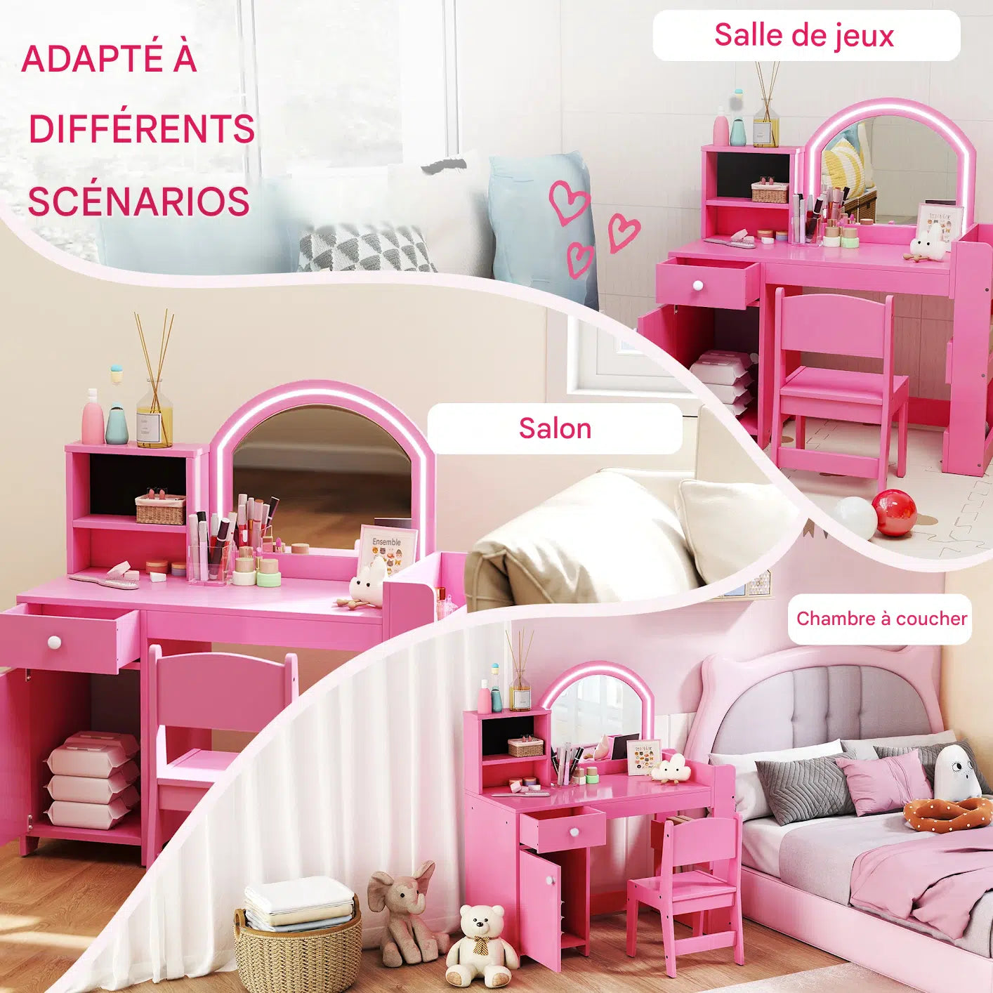 coiffeuse chambre fille - Mon cocon