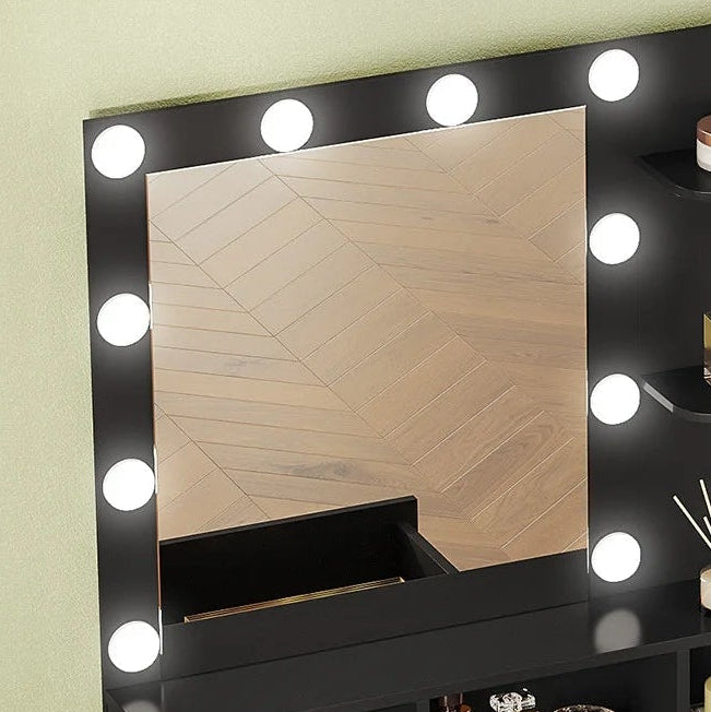 meuble coiffeuse noir - Mon cocon