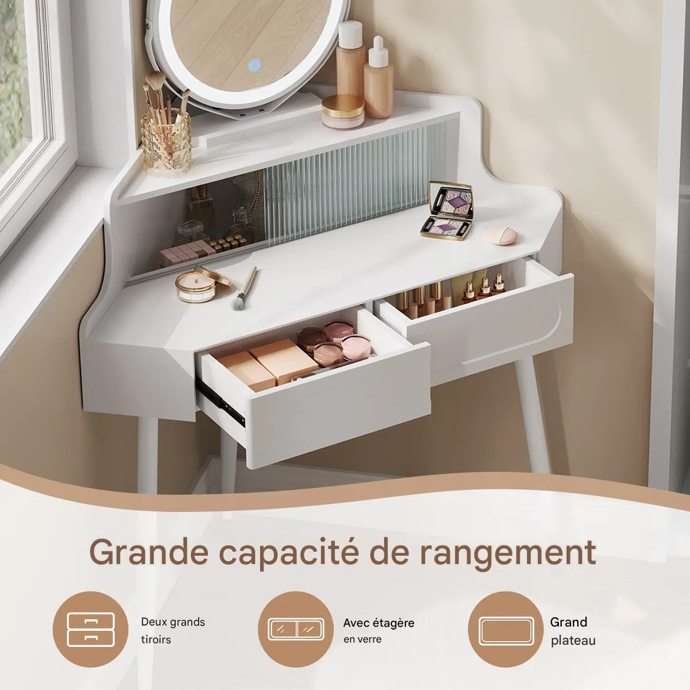 coiffeuse d'angle - Mon cocon