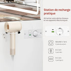 coiffeuse avec miroir led - Mon cocon
