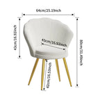 chaise coiffeuse coquillage - Mon cocon