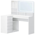 coiffeuse d'angle avec miroir led - Mon cocon