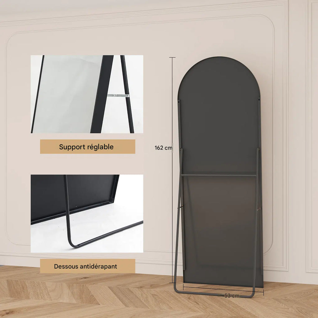 miroir sur pied doré - Mon cocon