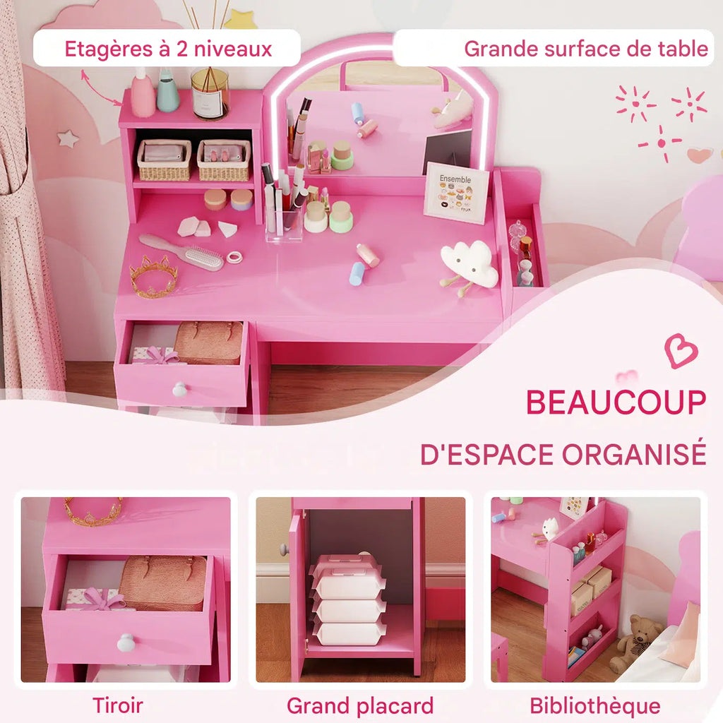 coiffeuse chambre fille - Mon cocon