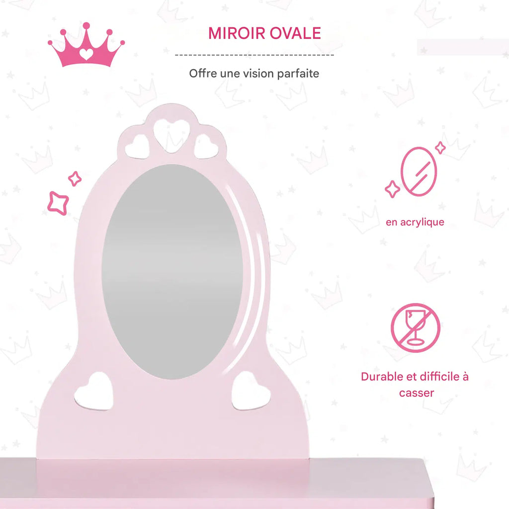 coiffeuse en bois enfant - Mon cocon