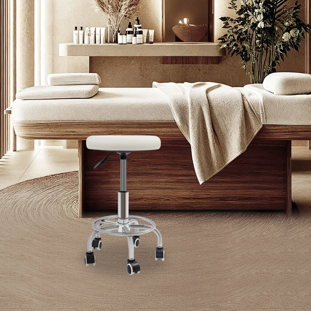 tabouret coiffeuse blanc - Mon cocon