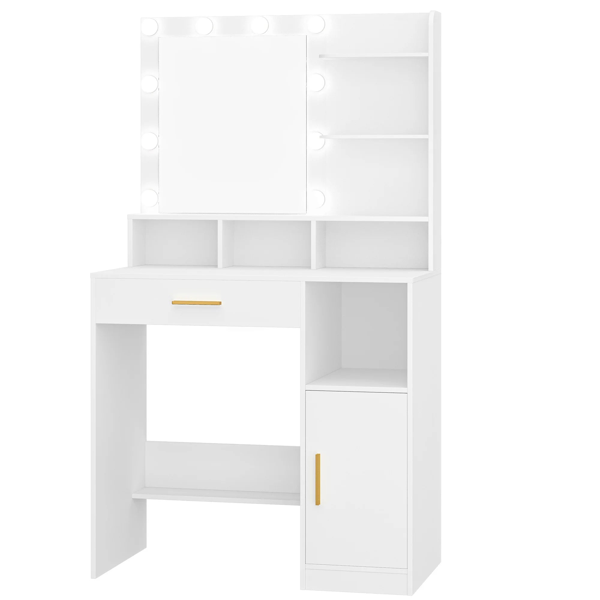 coiffeuse blanche avec miroir - Mon cocon