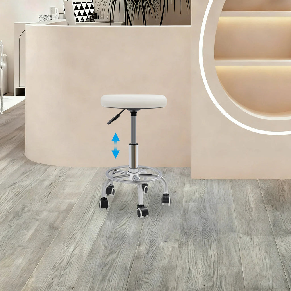tabouret coiffeuse blanc - Mon cocon