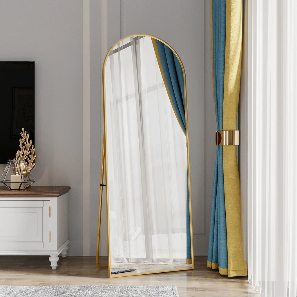 miroir sur pied doré - Mon cocon