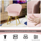 chaise coiffeuse coquillage - Mon cocon