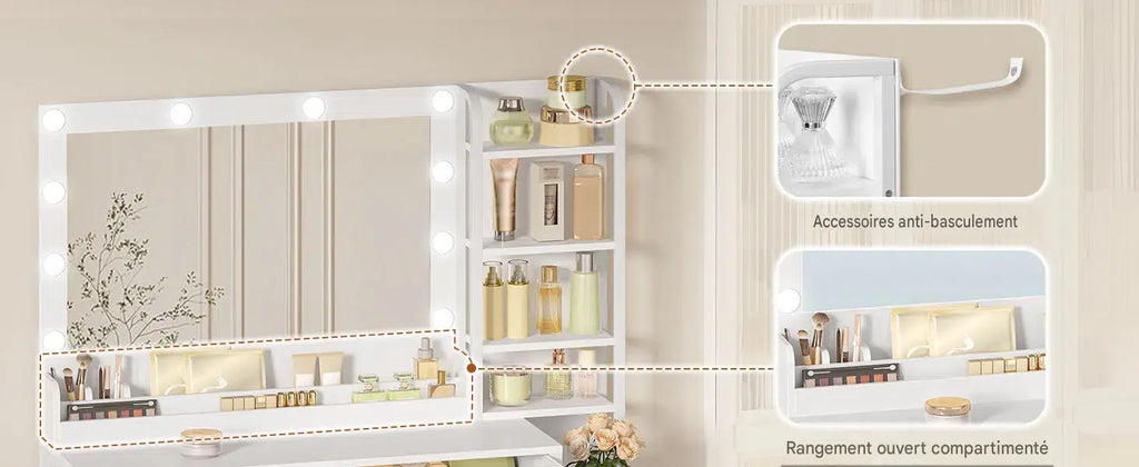 coiffeuse meuble maquillage - Mon cocon