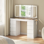 coiffeuse avec miroir led - Mon cocon