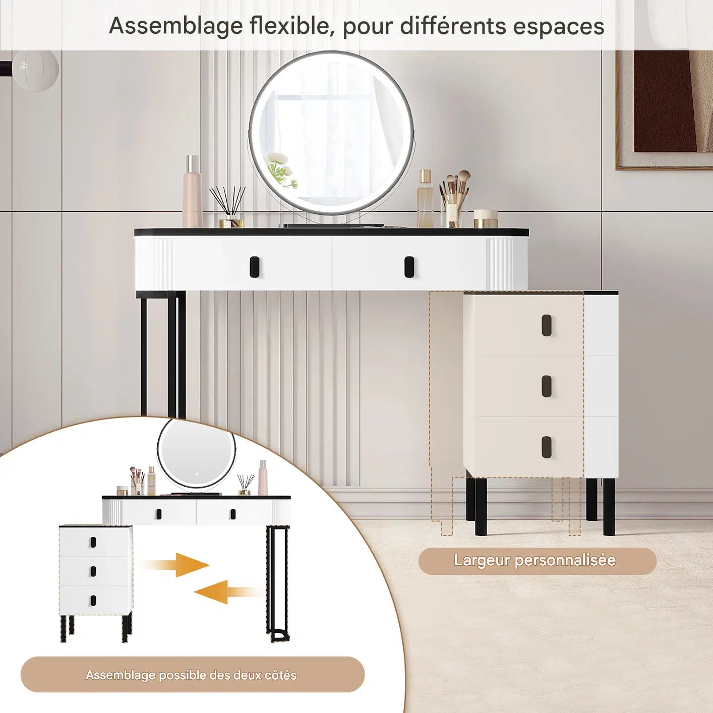 coiffeuse blanche - Mon cocon