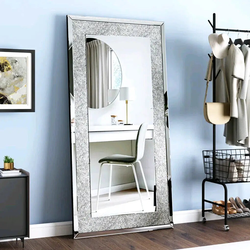 miroir mural grande taille diamant - Mon cocon