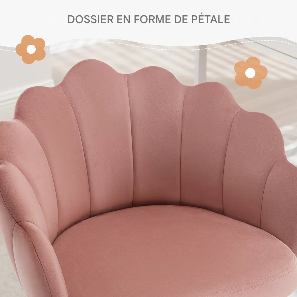 chaise coiffeuse rose - Mon cocon
