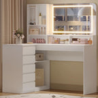 coiffeuse d'angle avec miroir led - Mon cocon
