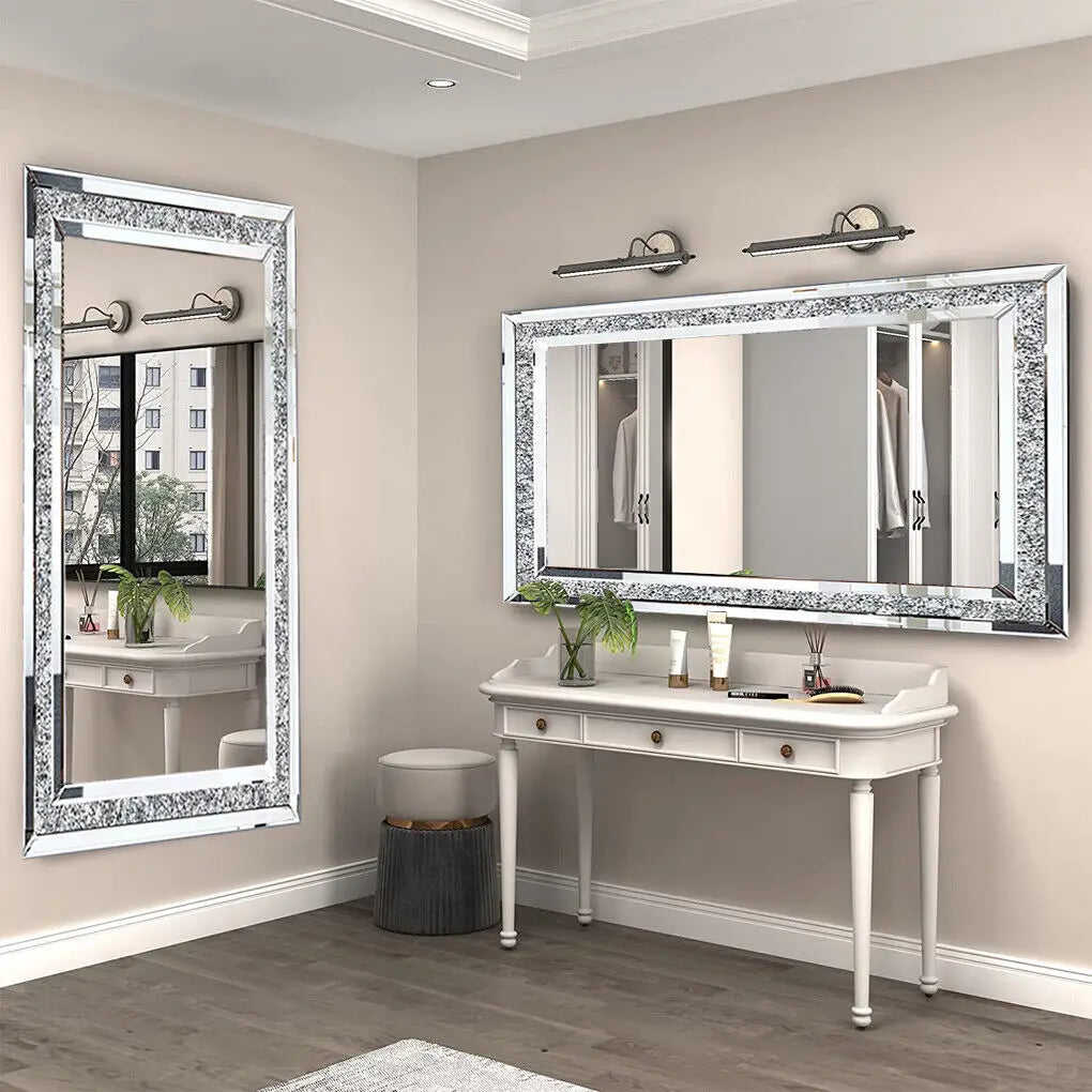 miroir mural grande taille diamant - Mon cocon