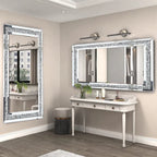 miroir mural grande taille diamant - Mon cocon