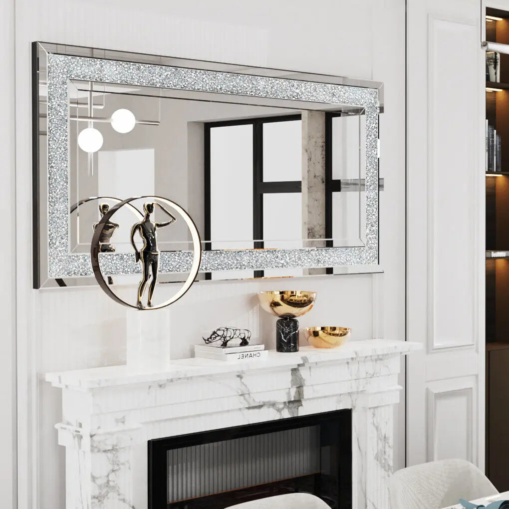 miroir mural grande taille diamant - Mon cocon