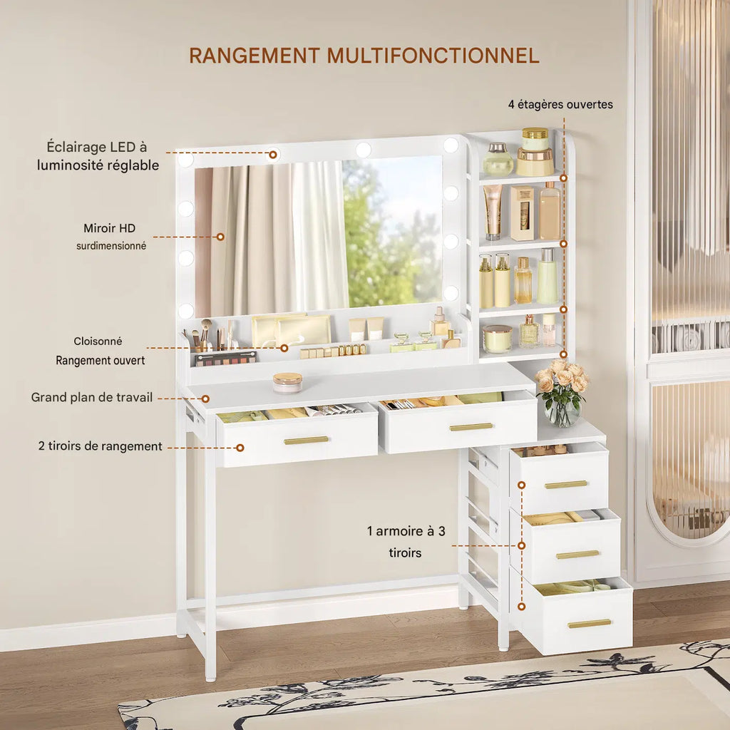 coiffeuse meuble maquillage - Mon cocon