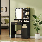 meuble coiffeuse noir - Mon cocon