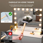 miroir coiffeuse bluetooth - Mon cocon