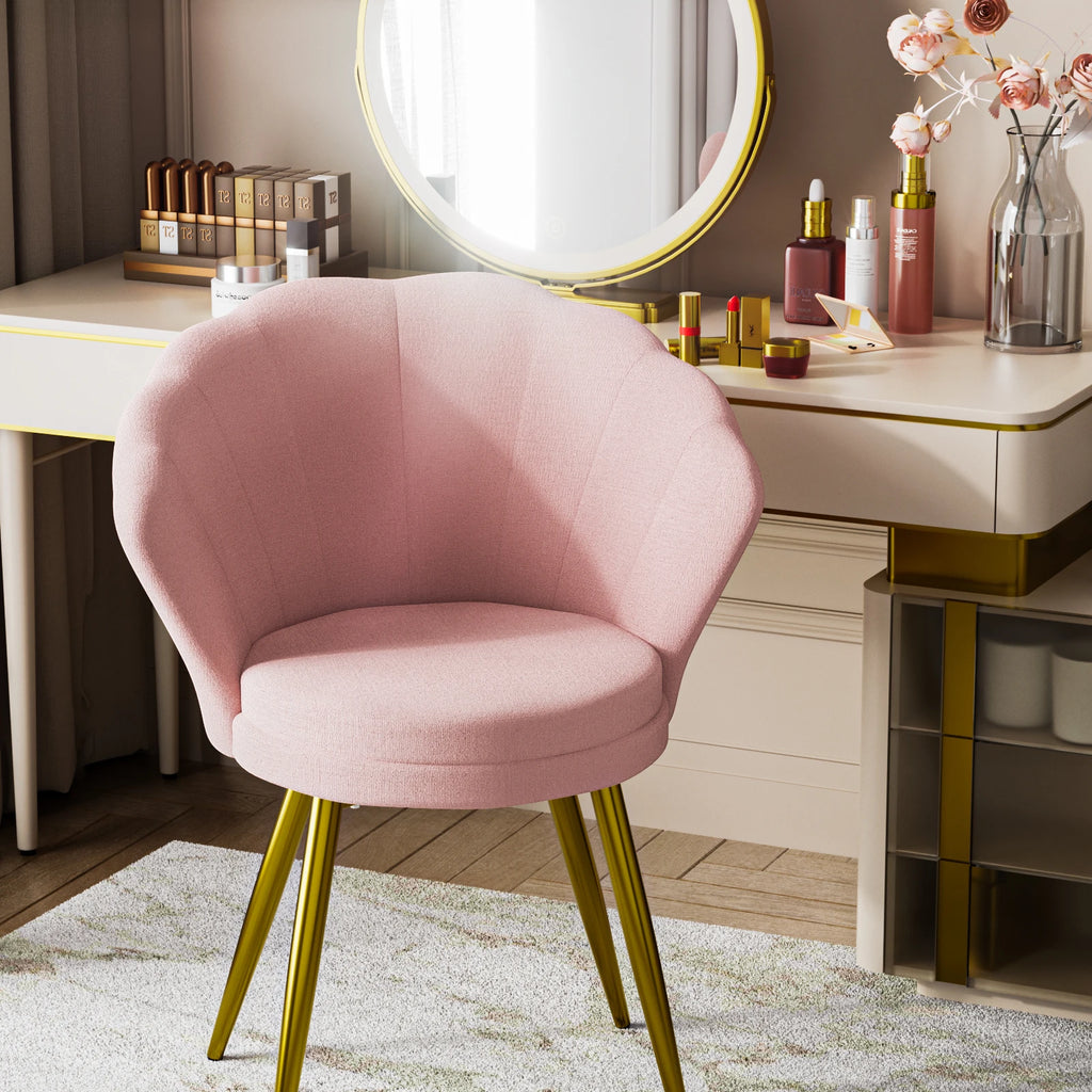 chaise coiffeuse coquillage - Mon cocon