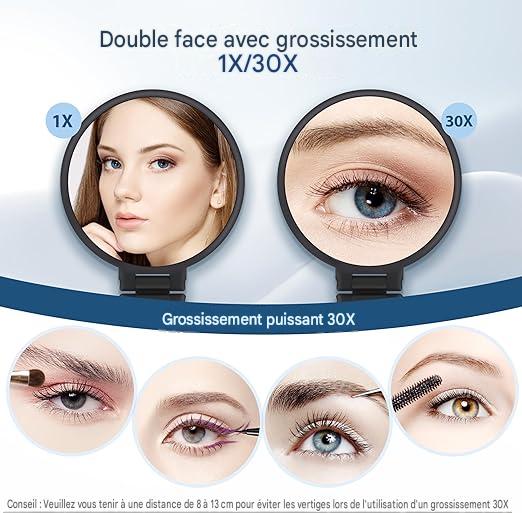 miroir grossissant x30 sur pied - Mon cocon