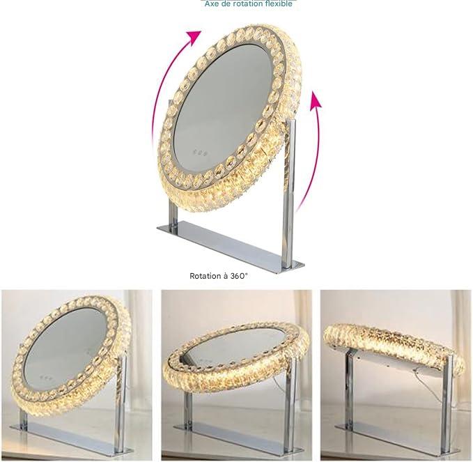 miroir coiffeuse lumineux - Mon cocon