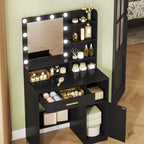 meuble coiffeuse noir - Mon cocon